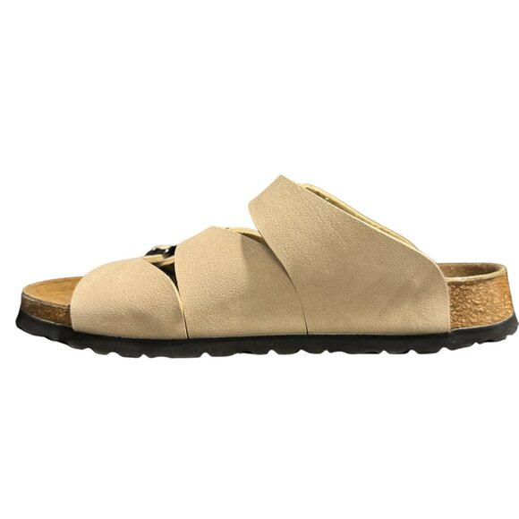 Birkenstock Birki's Florida Fresh Brushed Vanilla 3 Strap Sandals Womens Size 38 - Picture 3 of 10